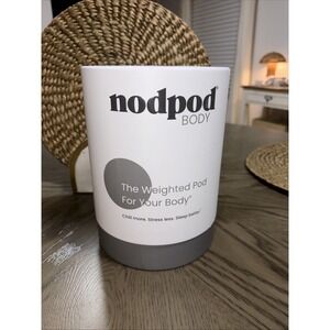 NODPOD Body 6.5lb Dual Sided &‎ Compact Weighted Blanket Pad 29" x 24" GREY NIB